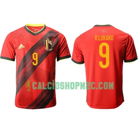 Belgio R.LUKAKU 9 Maglia Prima Euro 2020 Manica Corta